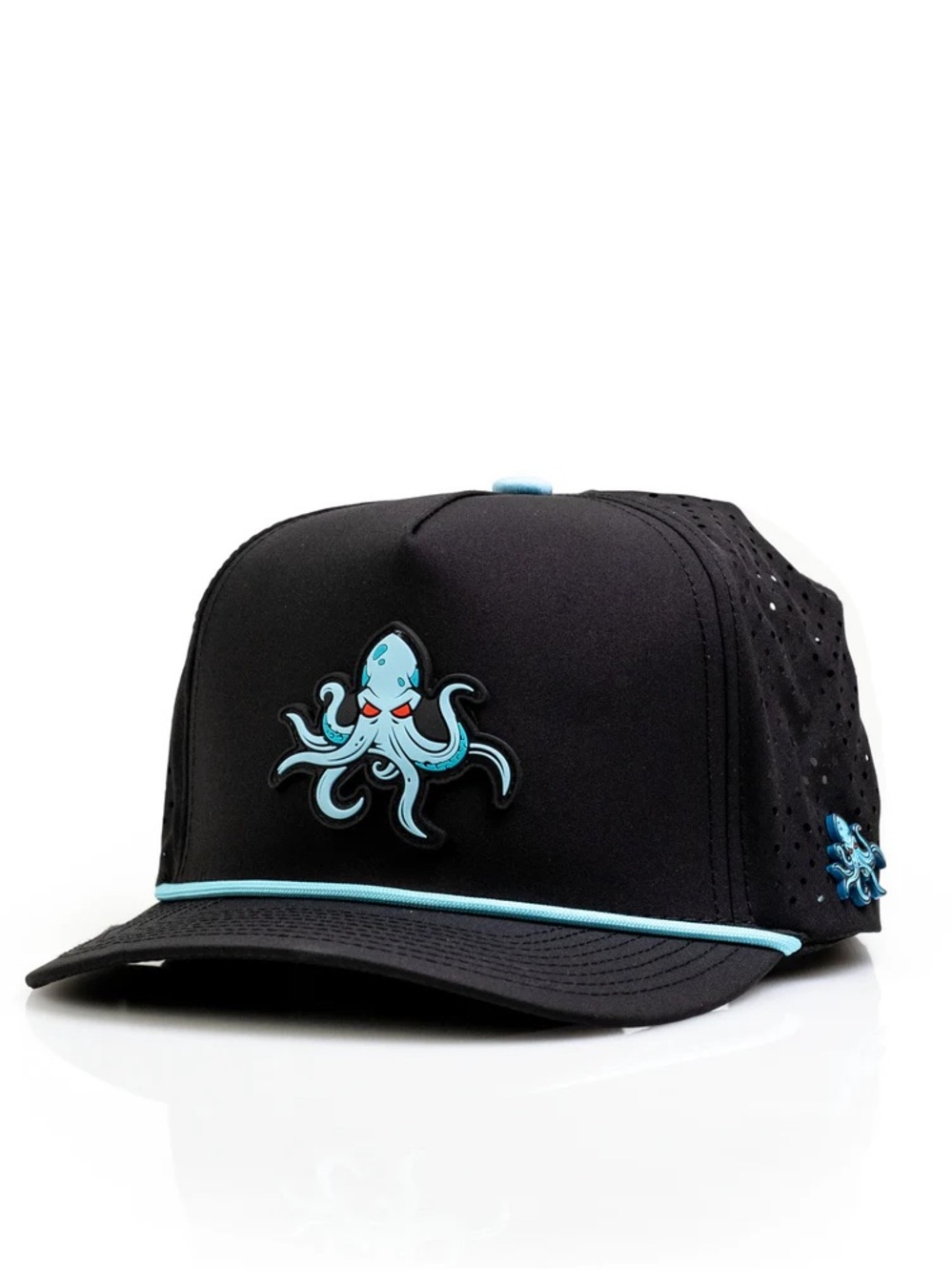 KRAKEN BLACK - PERFORATED ROPE HAT